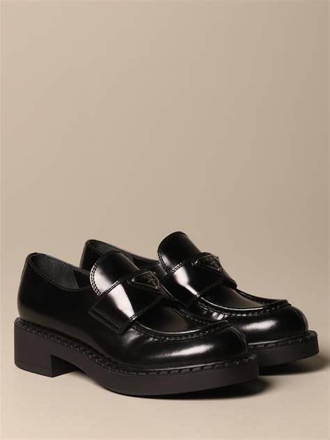 prada slip on|Prada black slip on shoes.